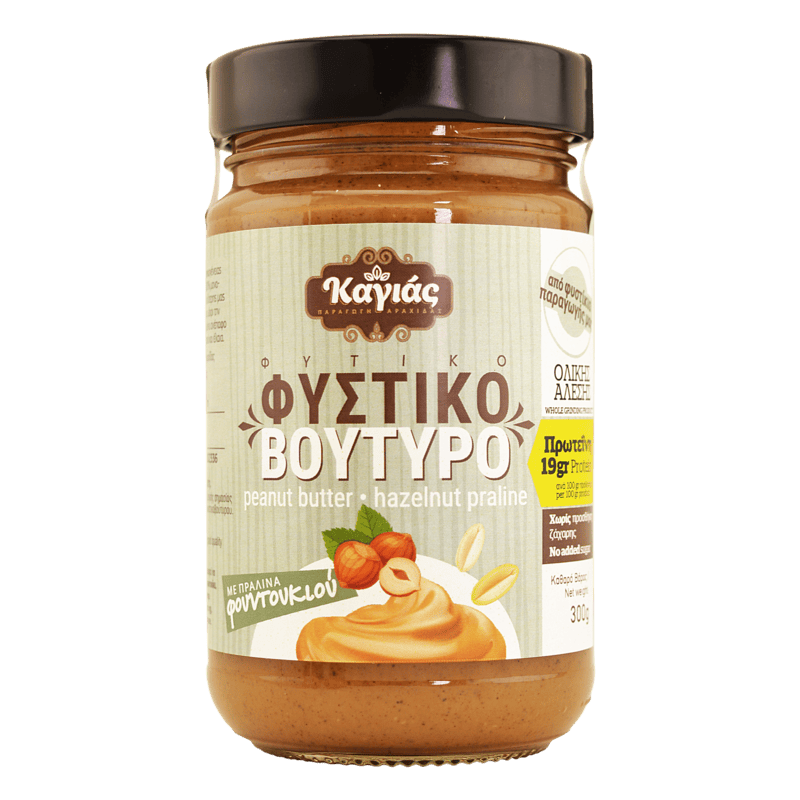 Φυστικοβούτυρο με πραλίνα φουντουκιού 300γρ